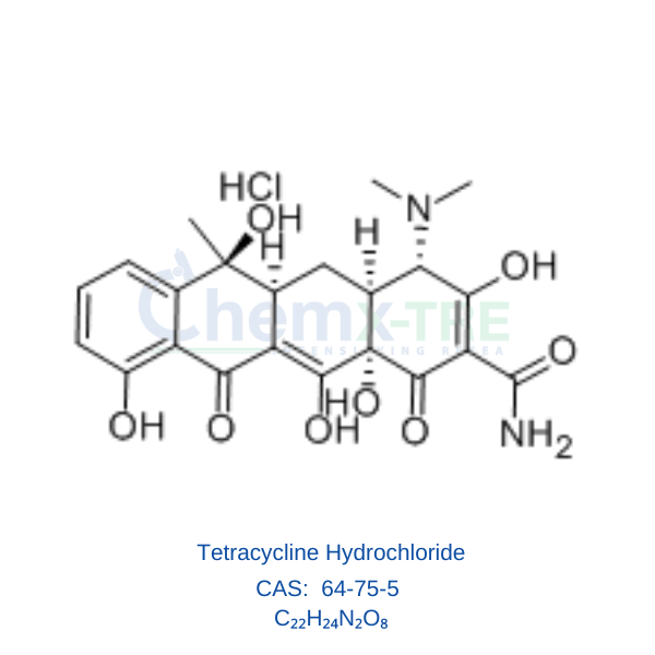 Tetracycline Hydrochloride (64-75-5)