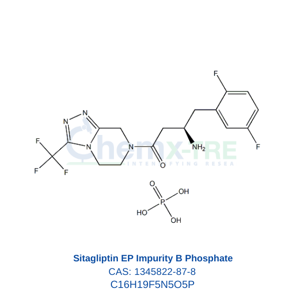 Sitagliptin EP Impurity B Phosphate – CHEMXTREE STANDARDS