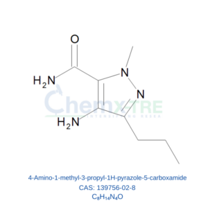 4-amino-2-methyl-5-propylpyrazole-3-carboxamide (139756-02-8)
