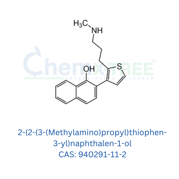2-(2-(3-(Methylamino)propyl)thiophen-3-yl)naphthalen-1-ol