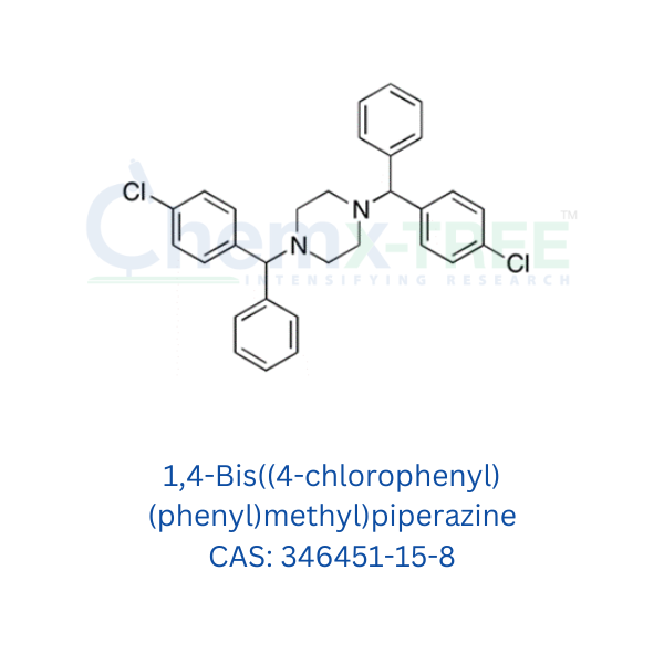 1,4-Bis((4-chlorophenyl)(phenyl)methyl)piperazine