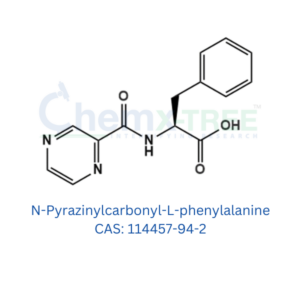 N-Pyrazinylcarbonyl-L-phenylalanine