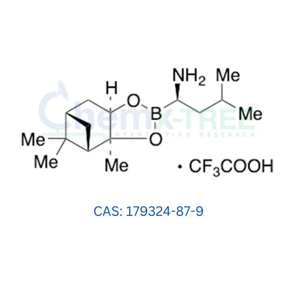 (αR,3aS,4S,6S,7aR)-Hexahydro-3a,5,5-trimethyl-α-(2-methylpropyl)-4,6-methano-1,3,2-benzodioxaborole-2-methanamine 2,2,2-Trifluoroacetic Acid Salt
