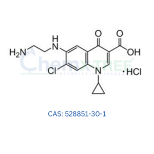 6-((2-Aminoethyl)amino)-7-chloro-1-cyclopropyl-4-oxo-1,4-dihydroquinoline-3-carboxylic acid hydrochloride