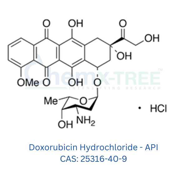 Doxorubicin Hydrochloride - API | 25316-40-9